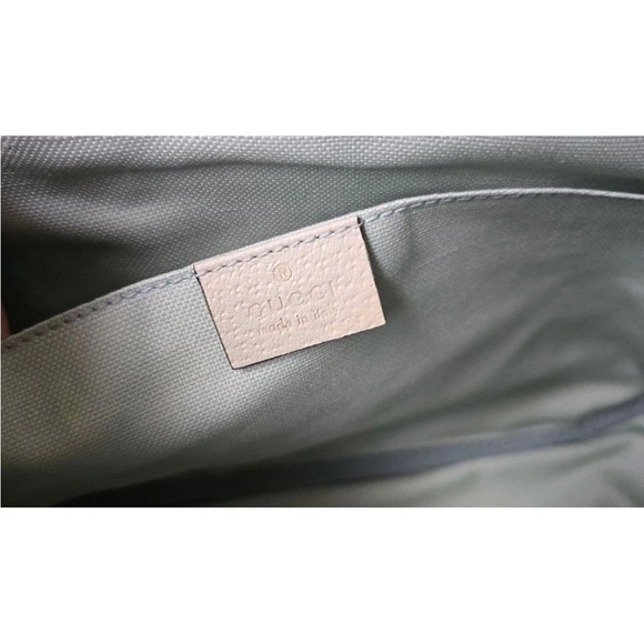 Gucci Blue and Cream Floral Tote - Picture 5 of 8